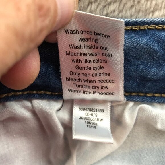 SO Womens Jeans Size 9 Ultimate Jegging High Rise Blue Denim Skinny Leg Casual - Picture 12 of 16